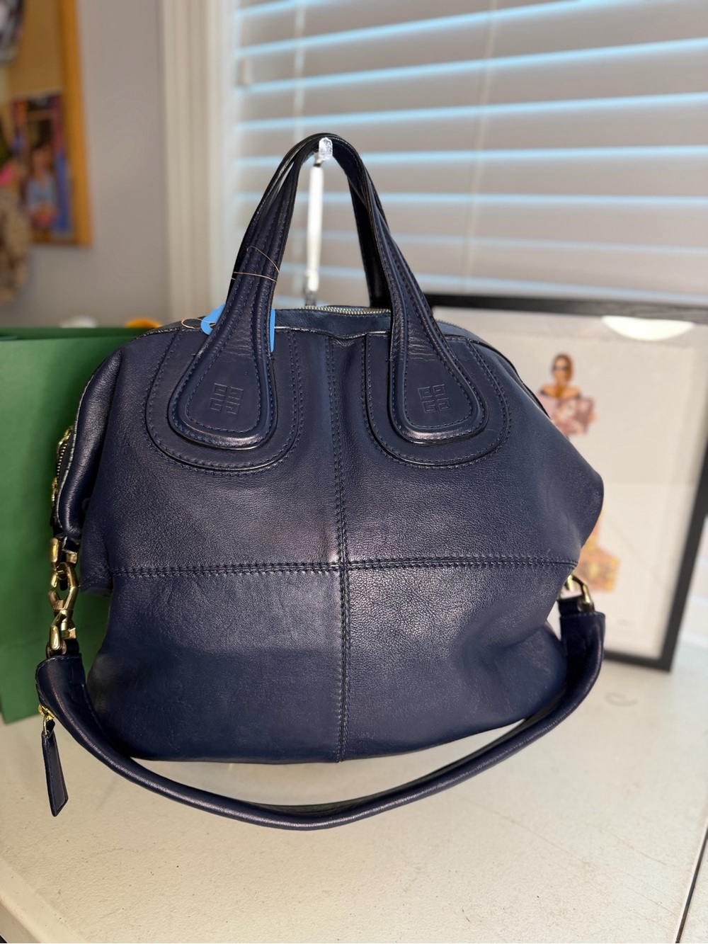 Givenchy Nightingale Medium Satchel Bag 💙✨